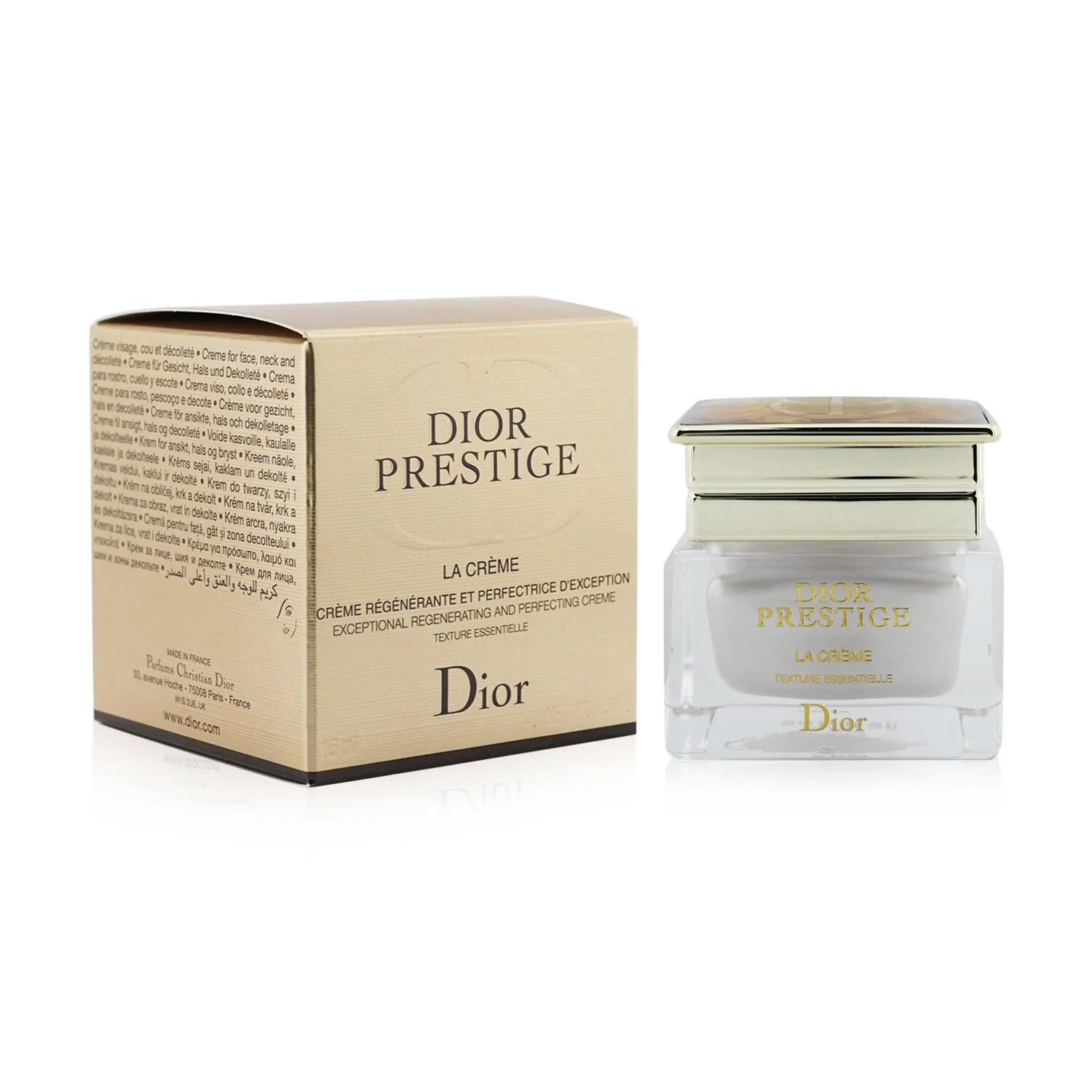 Christian Dior Dior Prestige La Creme Exceptional Regenerating And Perfecting Creme - Texture Essentielle  15ml/0.5oz - Olabens