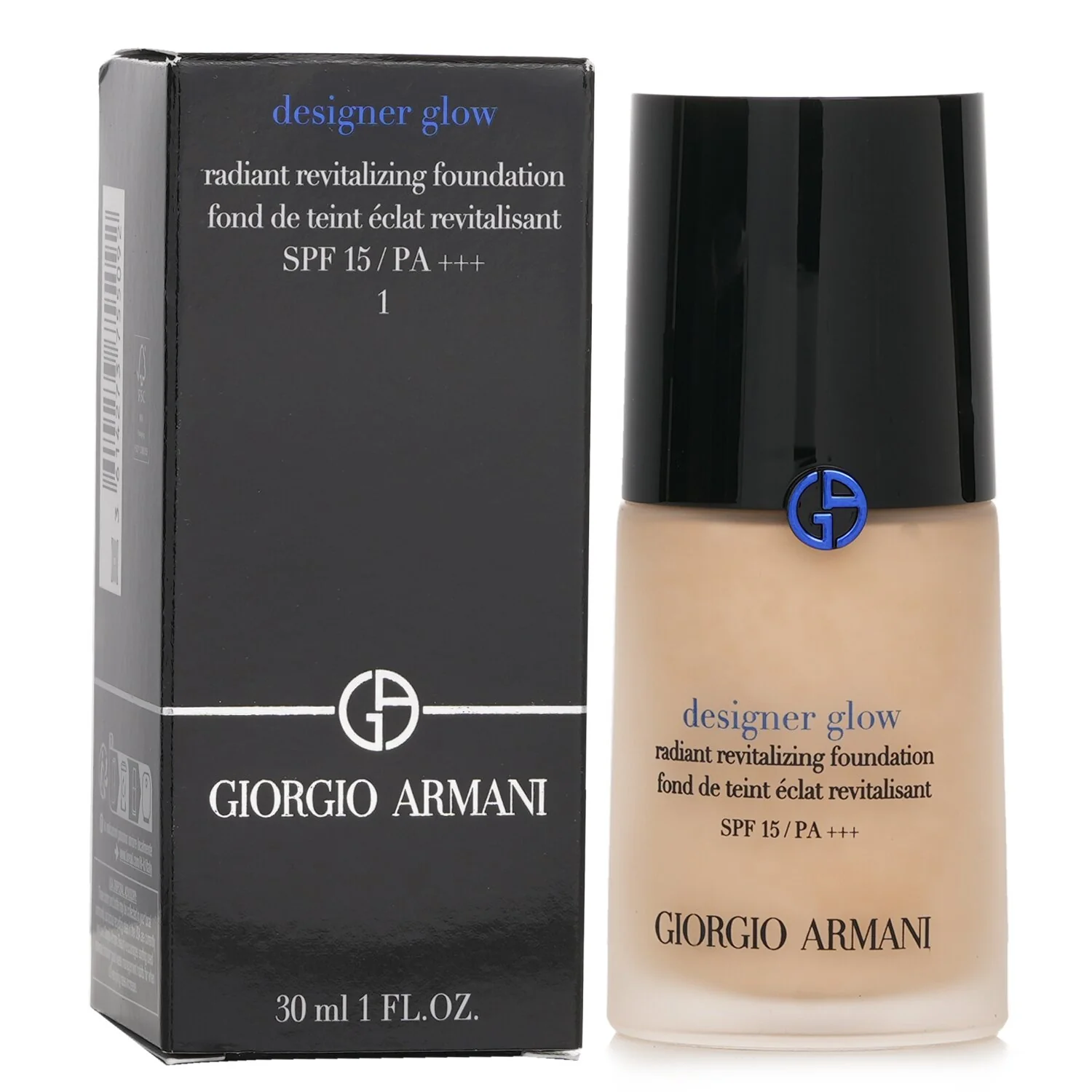Giorgio Armani Designer Glow Radiant Revitalizing Foundation - # 1  30ml/1oz - Olabens