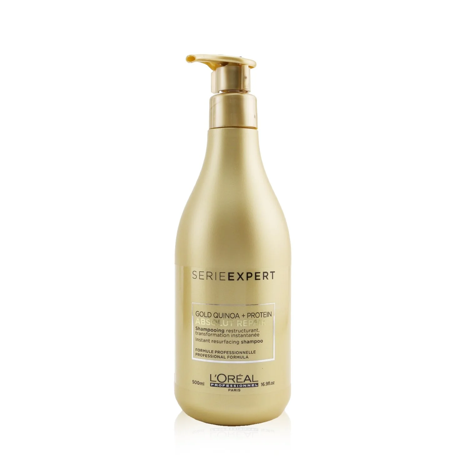 L'Oreal Professionnel Serie Expert - Absolut Repair Gold Quinoa + Protein Instant Resurfacing Shampoo  500ml/16.9oz - Olabens