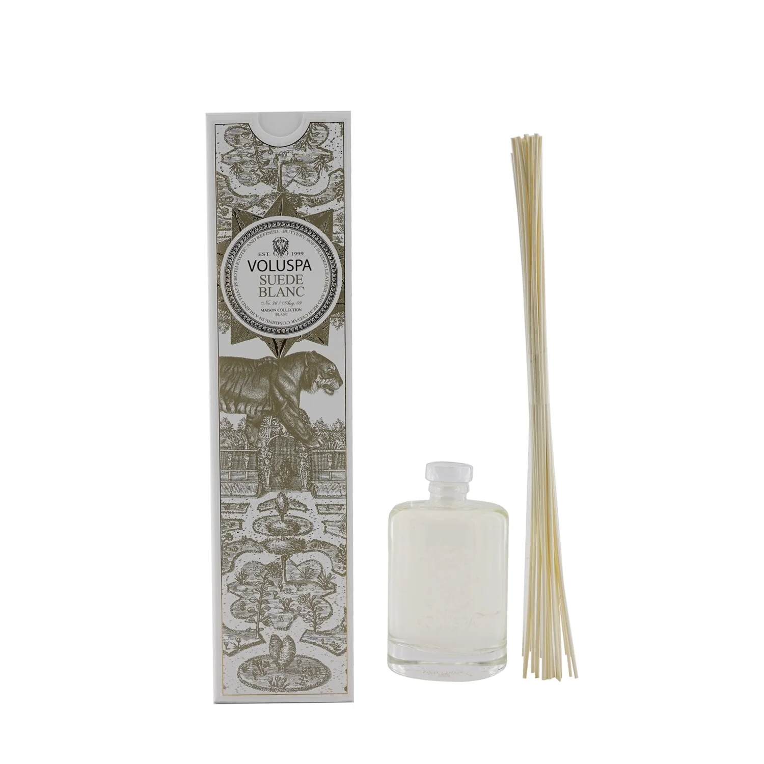 Voluspa Reed Diffuser - Suede Blanc  177ml/6oz - Olabens