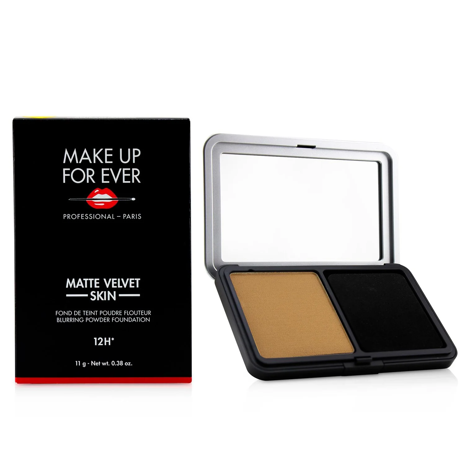Make Up For Ever Matte Velvet Skin Blurring Powder Foundation - # Y375 (Golden Sand)  11g/0.38oz - Olabens