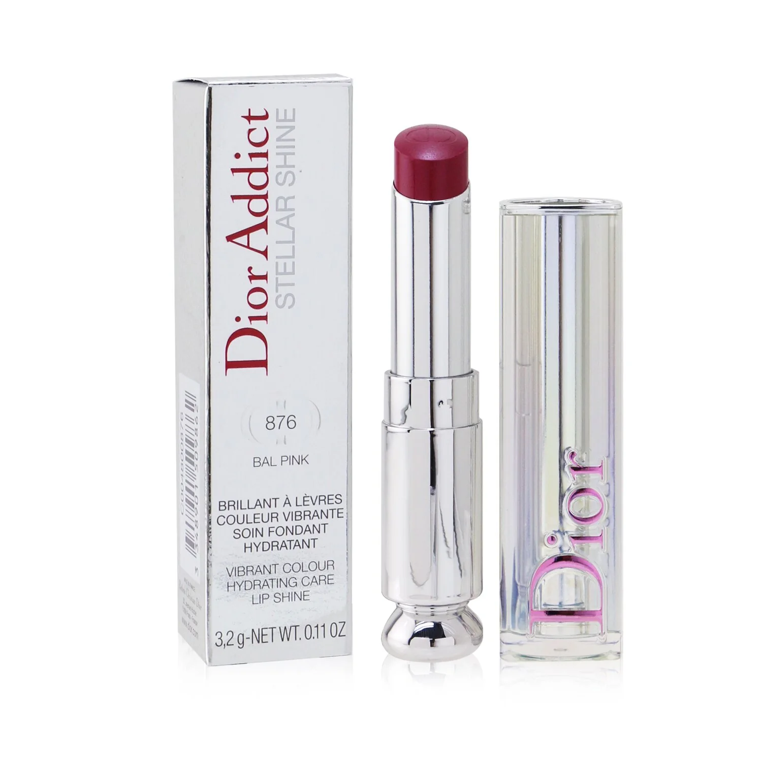 Christian Dior Dior Addict Stellar Shine Lipstick - # 649 Diorosphere (Dark Peach)  3.2g/0.11oz - Olabens