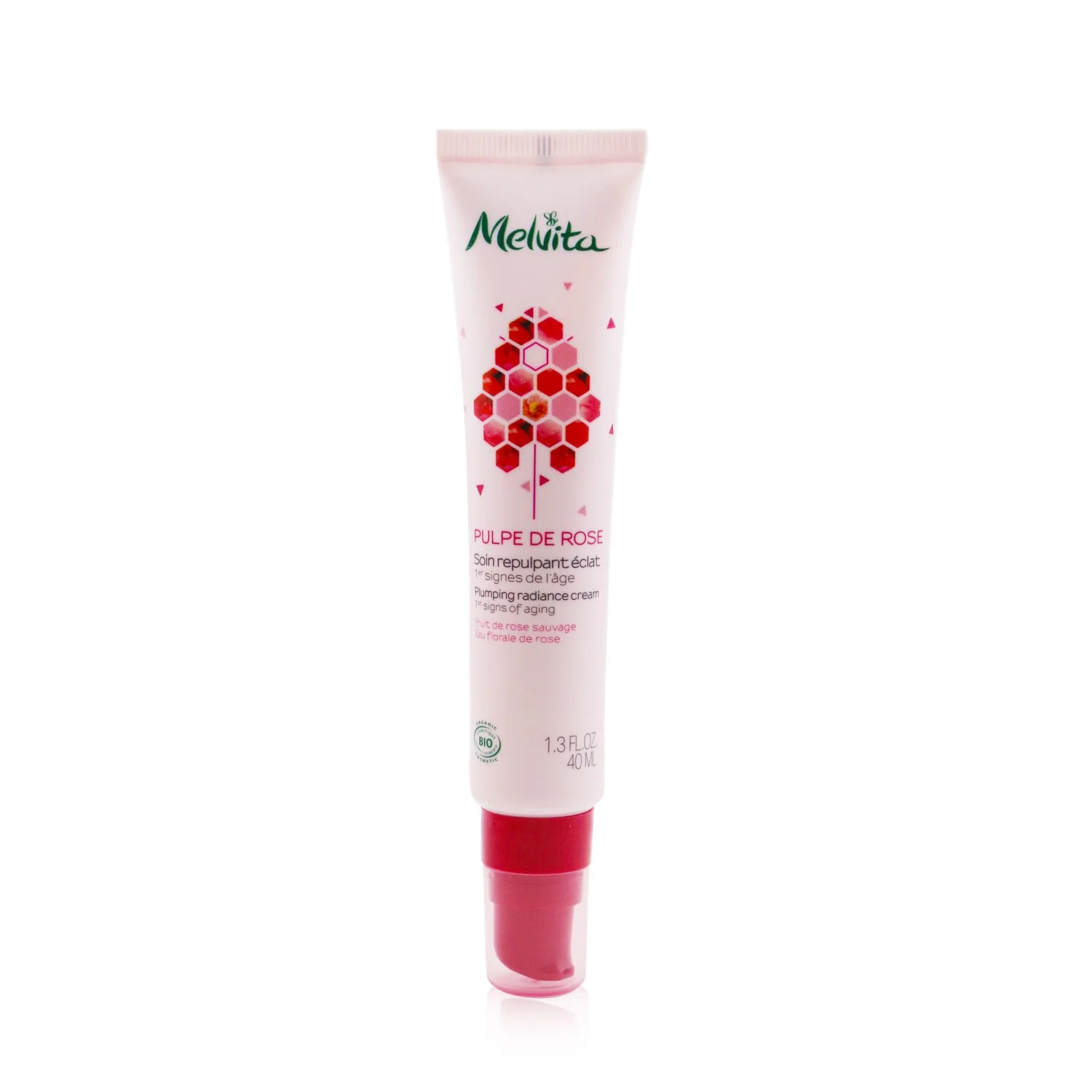 Melvita Pulpe De Rose Plumping Radiance Cream  40ml/1.3oz - Olabens