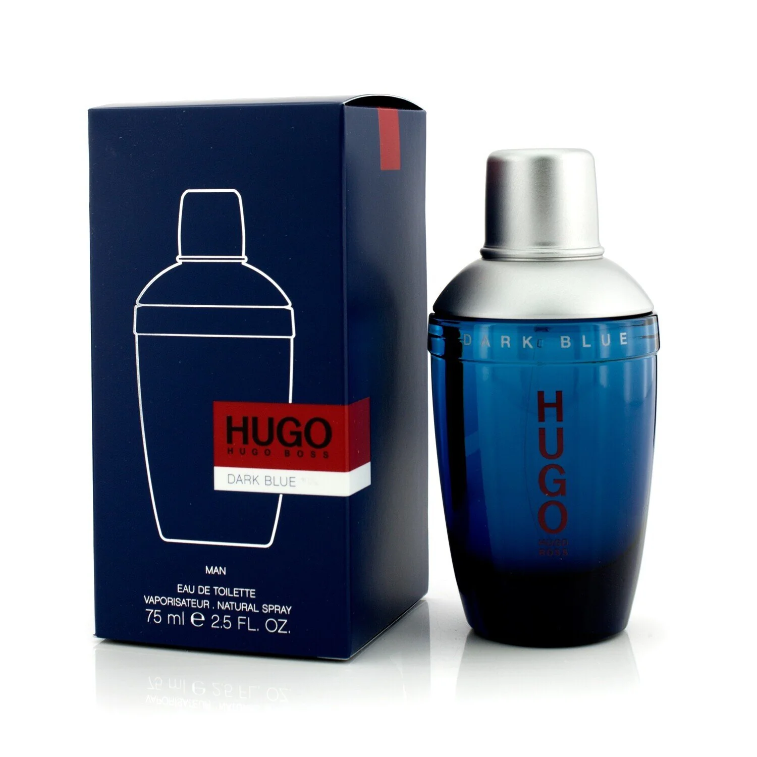 Hugo Boss Dark Blue Eau De Toilette Spray  75ml/2.5oz - Olabens