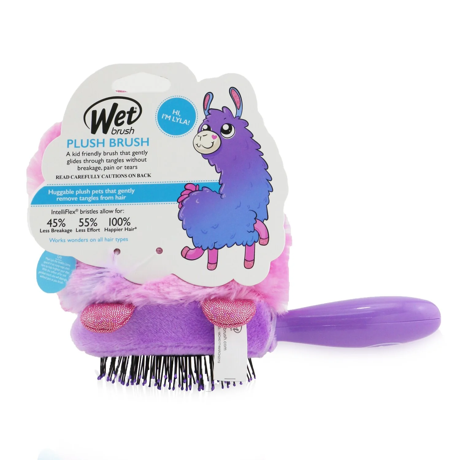 Wet Brush Plush Brush - # Llama  1pc - Olabens
