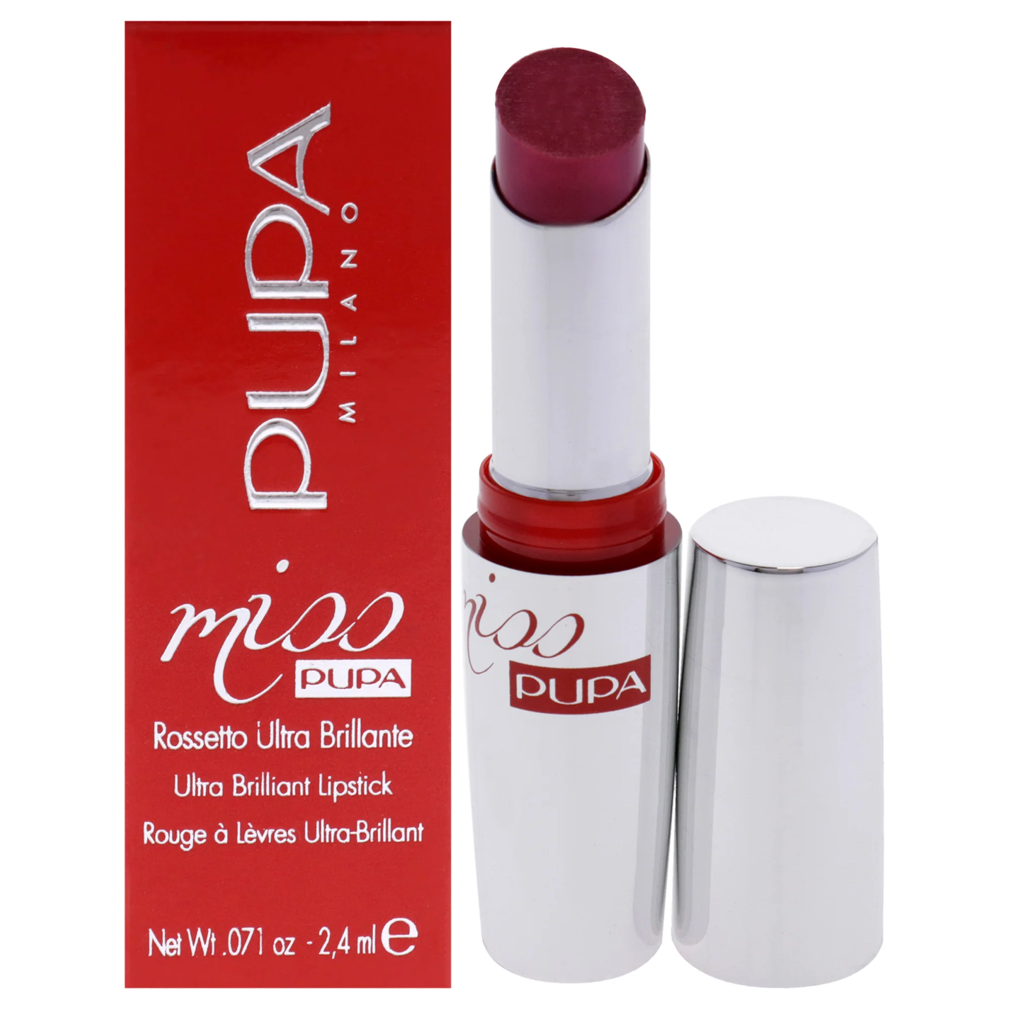 Miss Pupa Ultra Brilliant Lipstick - 205 Timeless Rose by Pupa Milano for Women - 0.071 oz Lipstick - Olabens