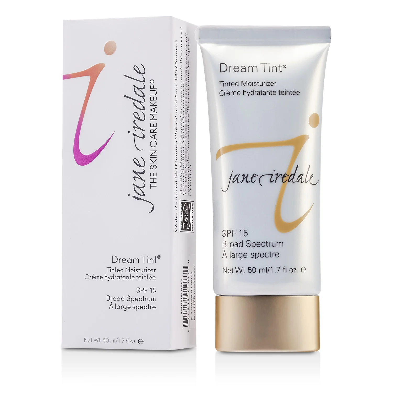 Jane Iredale Dream Tint Tinted Moisturizer SPF 15 - Medium Light  50ml/1.7oz - Olabens