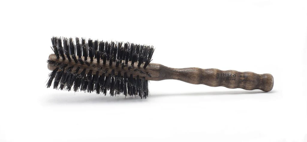 Ibiza Hair Tools Hardwood Handle Swirled Bristle Hair Brush H2-55mm - Olabens