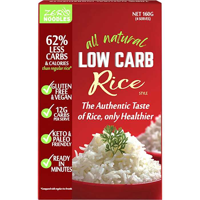 Zero Slim & Healthy Low Carb Rice 160g - Olabens