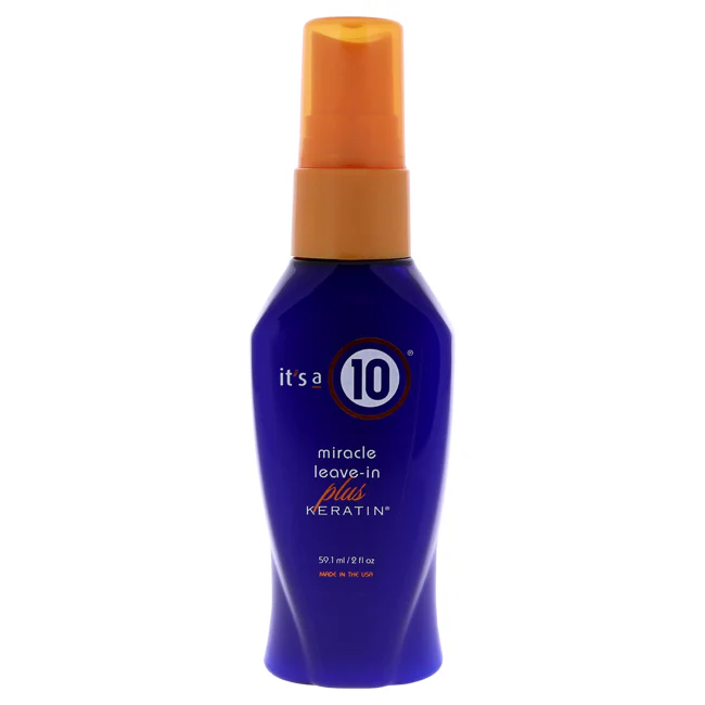 Miracle Leave In Plus Keratin by Its A 10 for Unisex - 2 oz Spray - Olabens