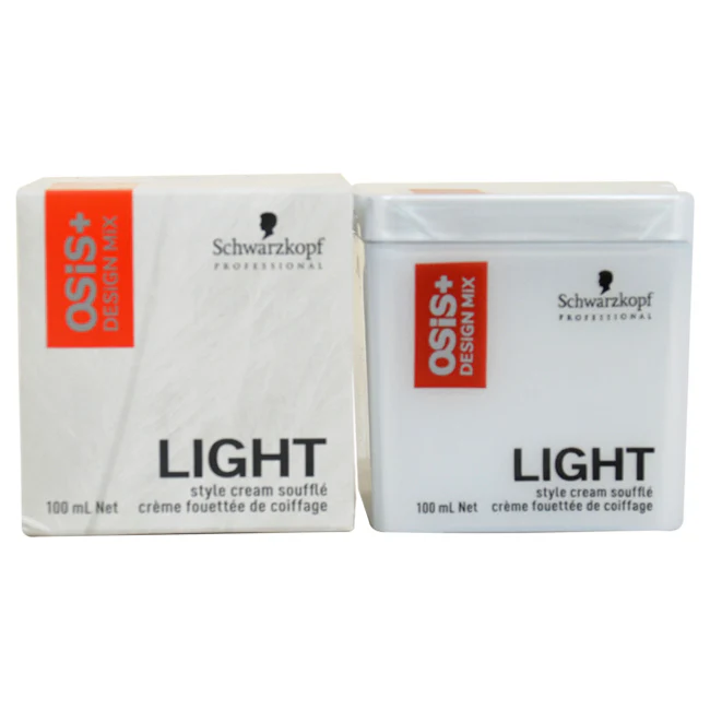 Schwarzkopf Osis + Design Mix Light Style Cream Souffle by Schwarzkopf for Unisex - 3.3 oz Styling Cream - Olabens
