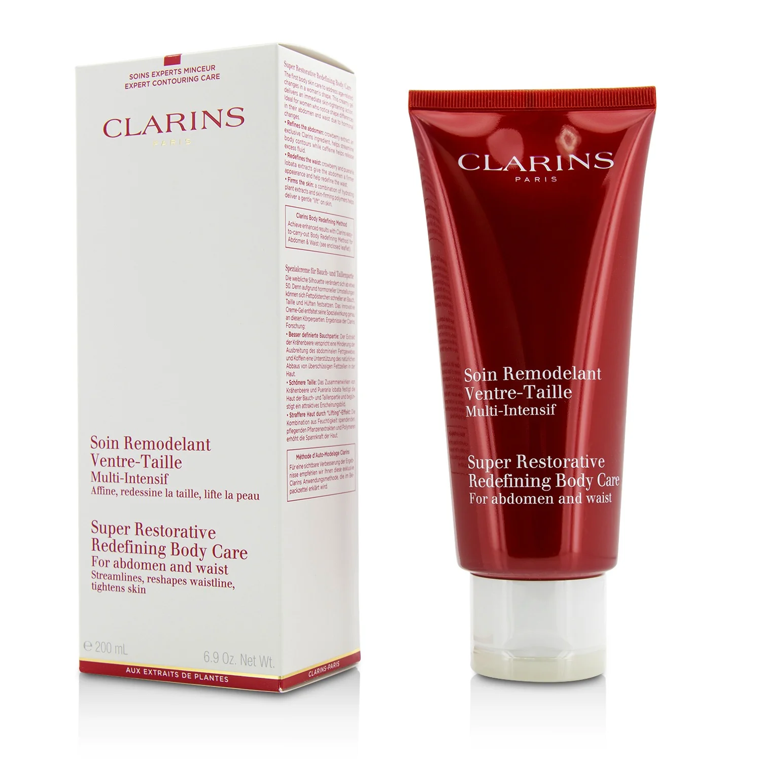 Clarins Super Restorative Redefining Body Care (For Abdomen & Waist)  200ml/6.9oz - Olabens