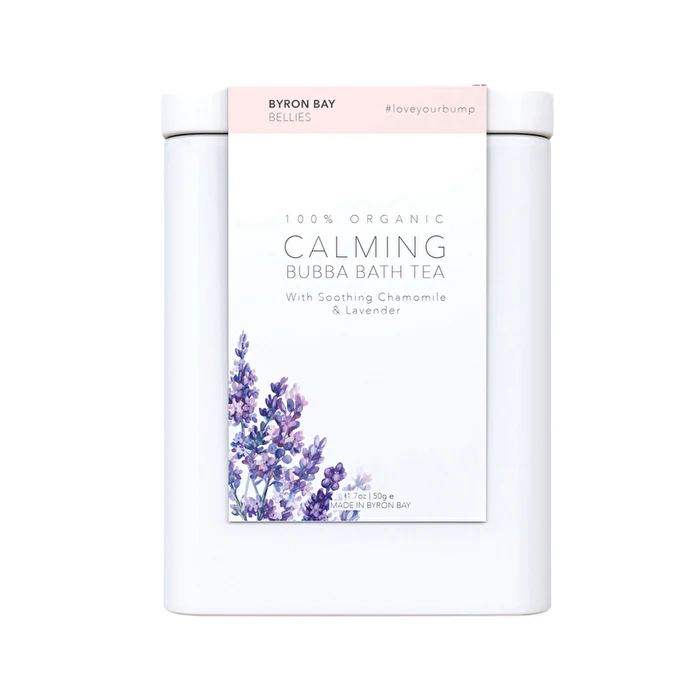 Byron Bay Bellies Organic Calming Bubba Bath Tea with Soothing Chamomile & Lavender 50g - Olabens