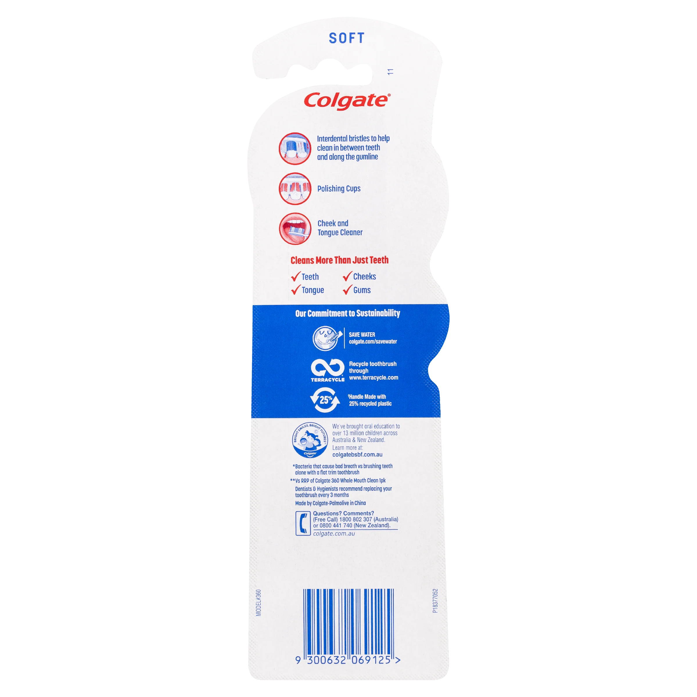 Colgate Toothbrush 360 Soft 2 Pack - Olabens