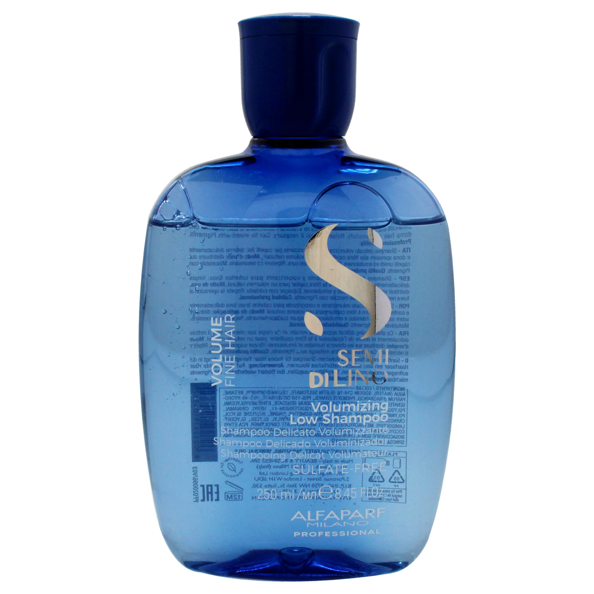 Semi Di Lino Volumizing Low Shampoo by Alfaparf Milano for Unisex - 8.45 oz Shampoo - Olabens