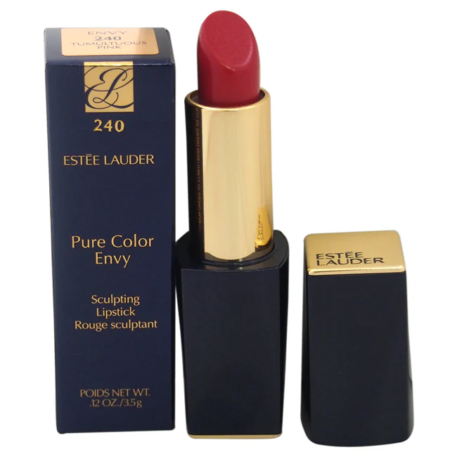 Estee Lauder Pure Color Envy Sculpting Lipstick - # 240 Tumultuous Pink by Estee Lauder for Women - 0.12 oz Lipstick - Olabens