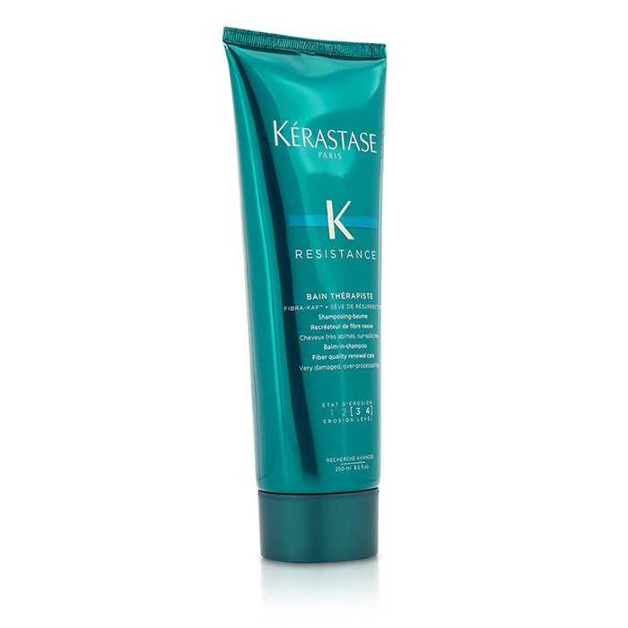 Kerastase Resistance Bain Therapiste Balm-In-Shampoo Fiber Quality Renewal Care (For Very Damaged, Over-Processed Hair) 250ml/8.5oz - Olabens