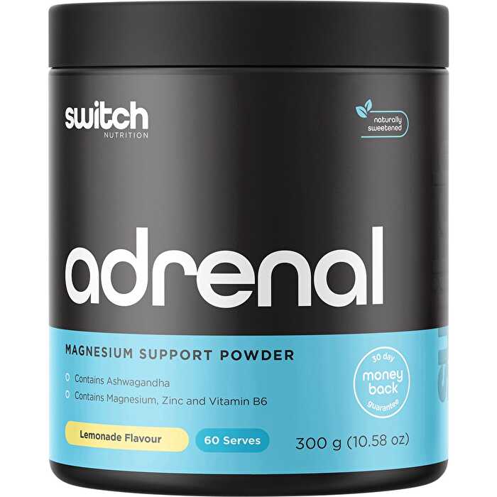 Switch Nutrition Adrenal Magnesium Support Powder Lemonade 300g - Olabens