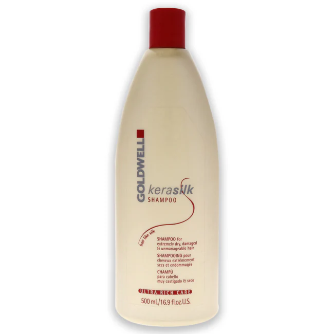 Goldwell Kerasilk Ultra Rich Care Shampoo by Goldwell for Unisex - 16.9 oz Shampoo - Olabens