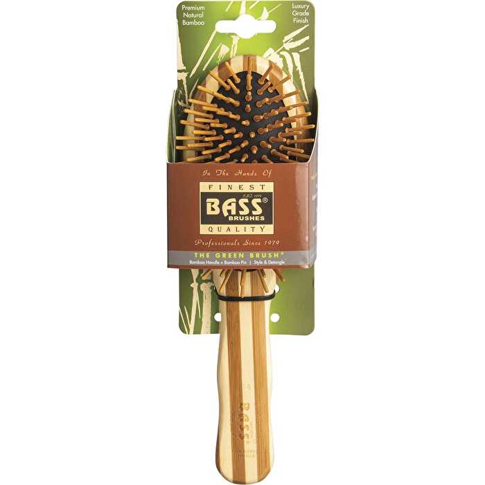 Bass Bamboo Hair Brush Large Oval - Olabens