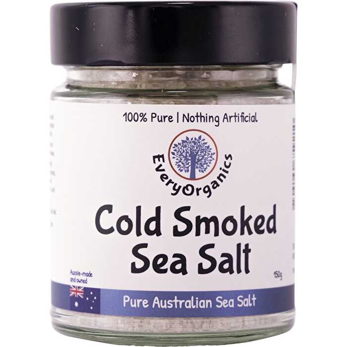 Everyorganics Cold Smoked Sea Salt Pure Australian Sea Salt 150g - Olabens