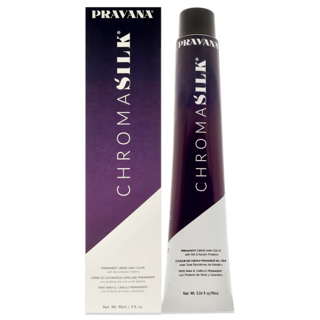 Pravana ChromaSilk Creme Hair Color - 7.40 Bright Copper Blonde by Pravana for Unisex - 3 oz Hair Color - Olabens