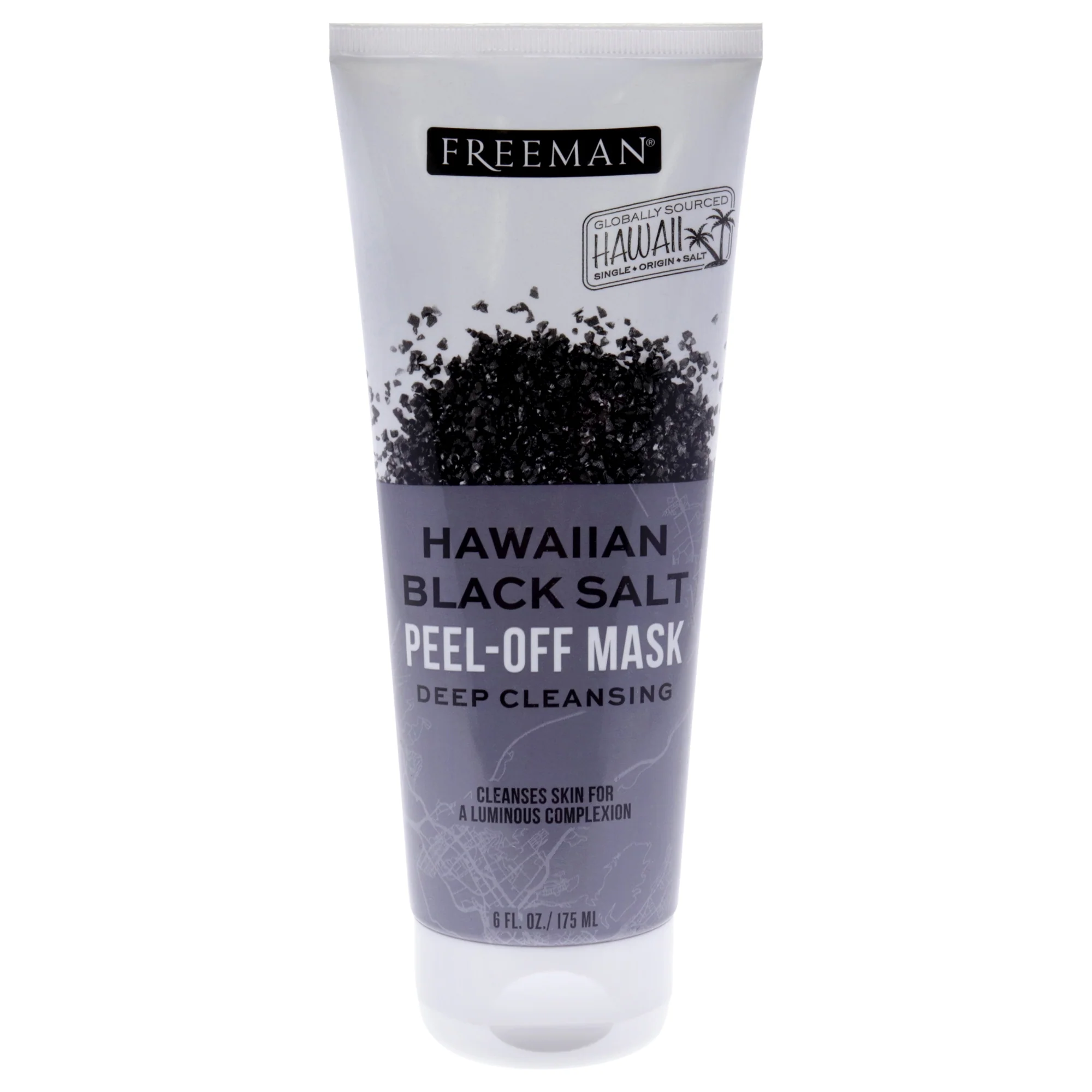 Hawaiian Black Salt Peel-Off Mask by Freeman for Unisex - 6 oz Mask - Olabens