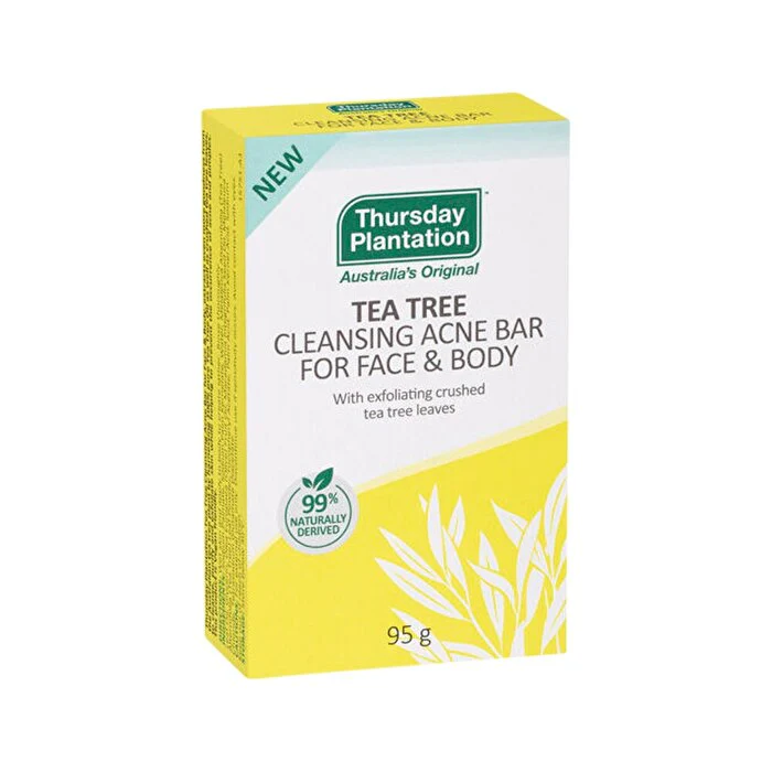 Thursday Plantation Tea Tree Cleansing Acne Bar For Face & Body 95g - Olabens