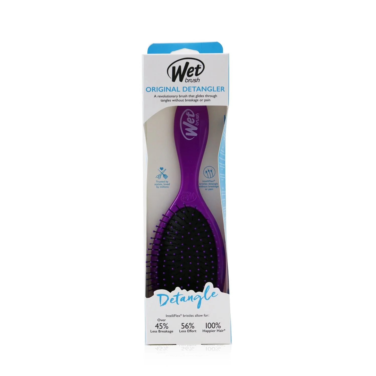 Wet Brush Original Detangler - # Purple  1pc - Olabens