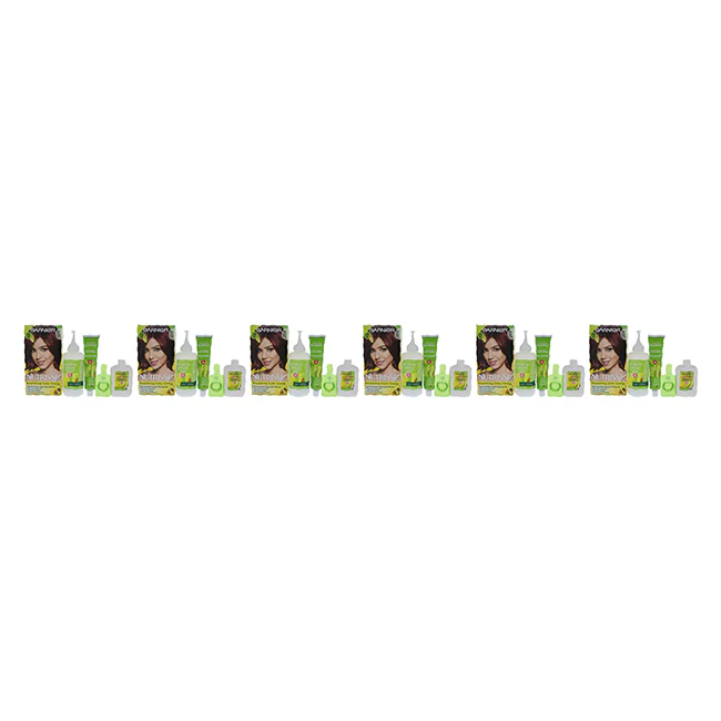 Garnier Nutrisse Nourishing Color Creme - 56 Medium Reddish Brown by Garnier for Unisex - 1 Application Hair Color - Pack of 6 - Olabens