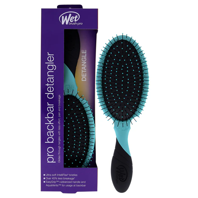 Wet Brush Backbar Detangler Brush - Purist Blue by Wet Brush for Unisex - 1 Pc Hair Brush - Olabens