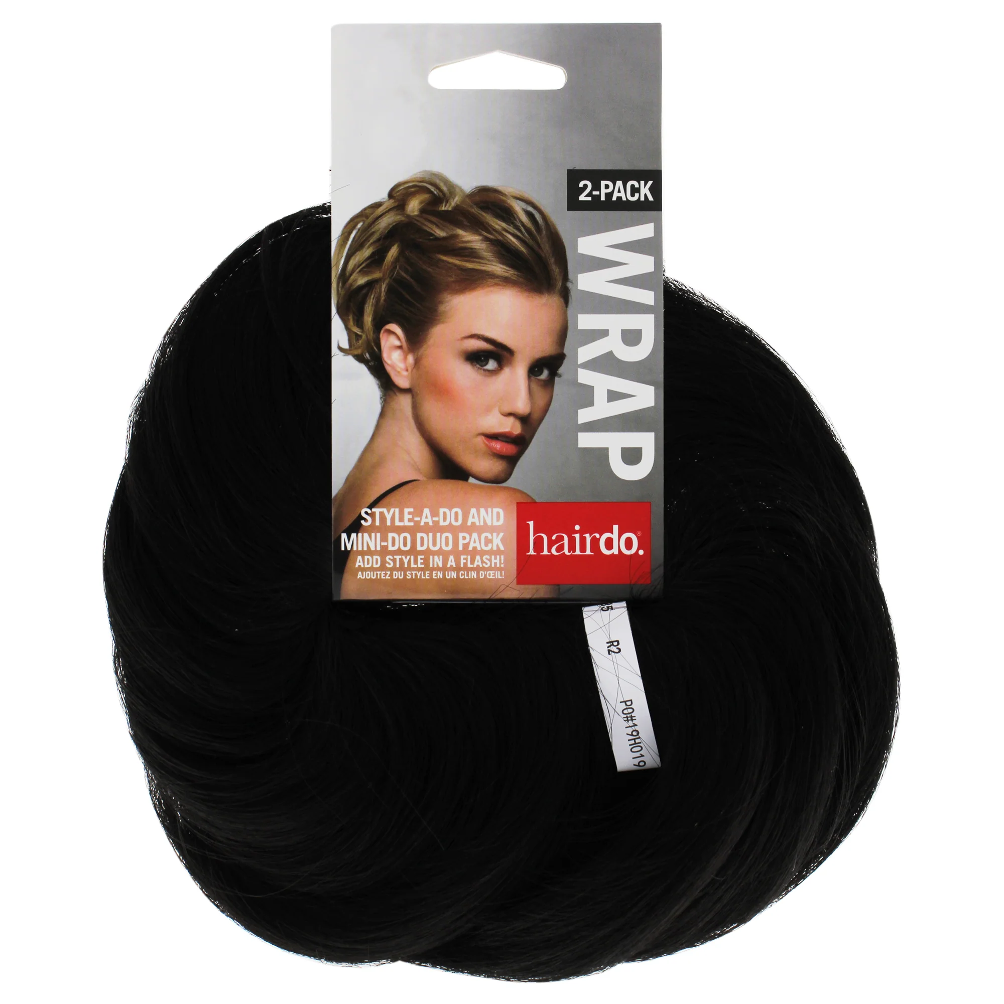 Style-a-do And Mini-do Duo Pack - R2 Ebony by Hairdo for Women - 2 Pc Hair Wrap - Olabens