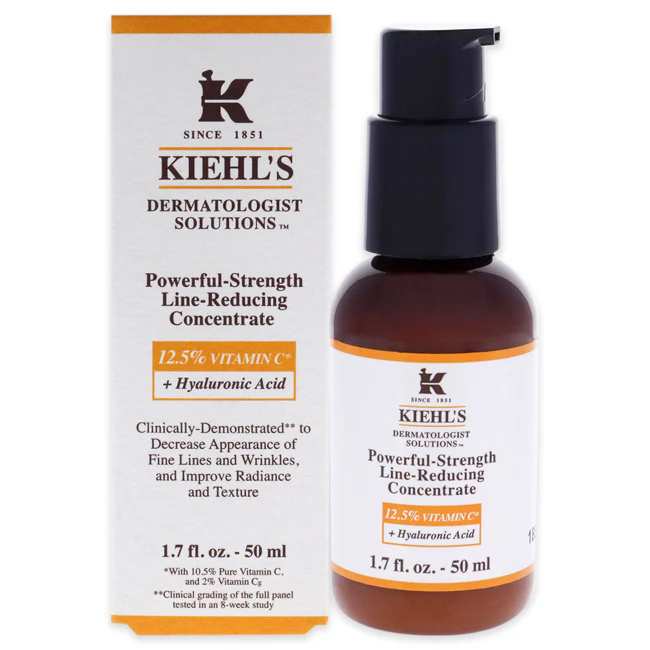Kiehls Powerful Strength Line Reducing Concentrate by Kiehls for Unisex - 1.7 oz Treatment - Olabens