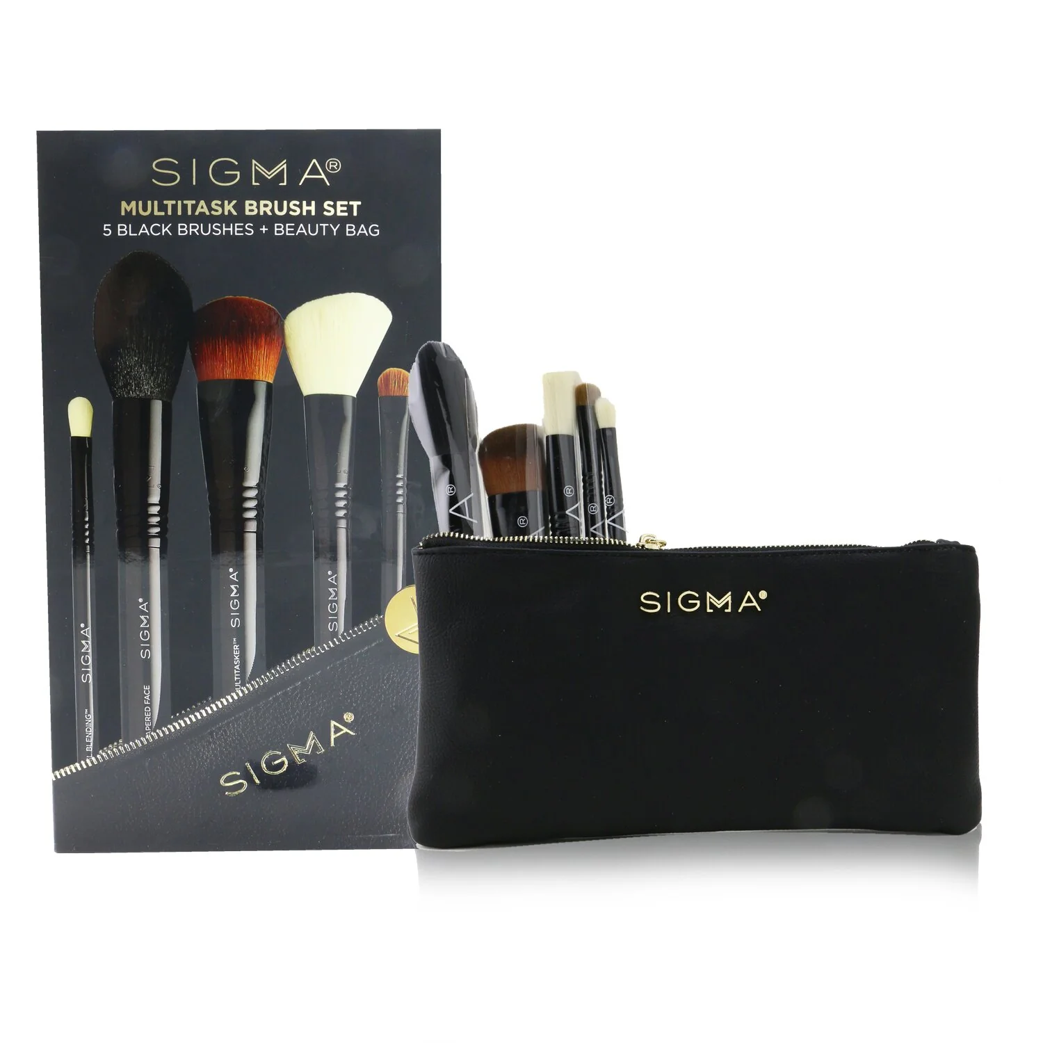 Sigma Beauty Multitask Brush Set  5pcs+1bag - Olabens