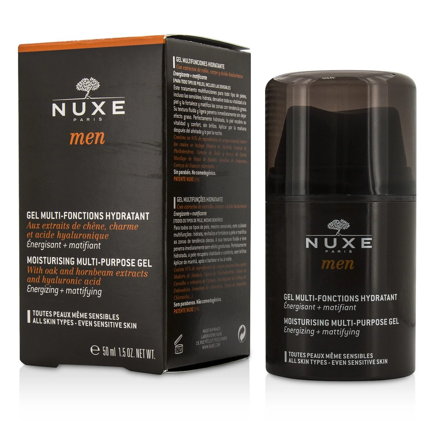 Nuxe Men Moisturizing Multi-Purpose Gel  50ml/1.5oz - Olabens