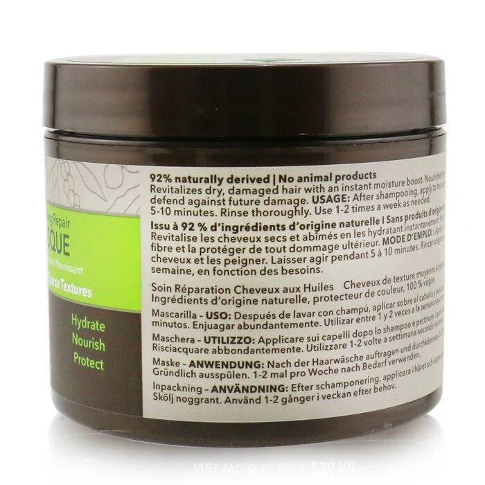 Macadamia Natural Oil Professional Nourishing Repair Masque (Medium to Coarse Textures) 236ml/8oz - Olabens