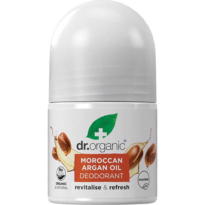 Dr Organic Roll-On Deodorant Moroccan Argan Oil 50ml - Olabens