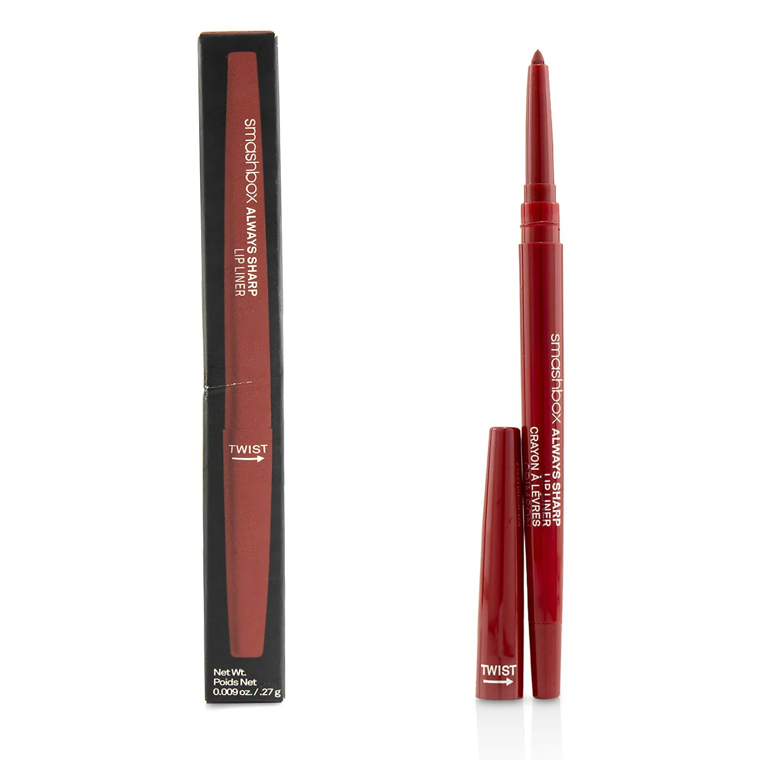 Smashbox Always Sharp Lip Liner - Crimson  0.27g/0.009oz - Olabens