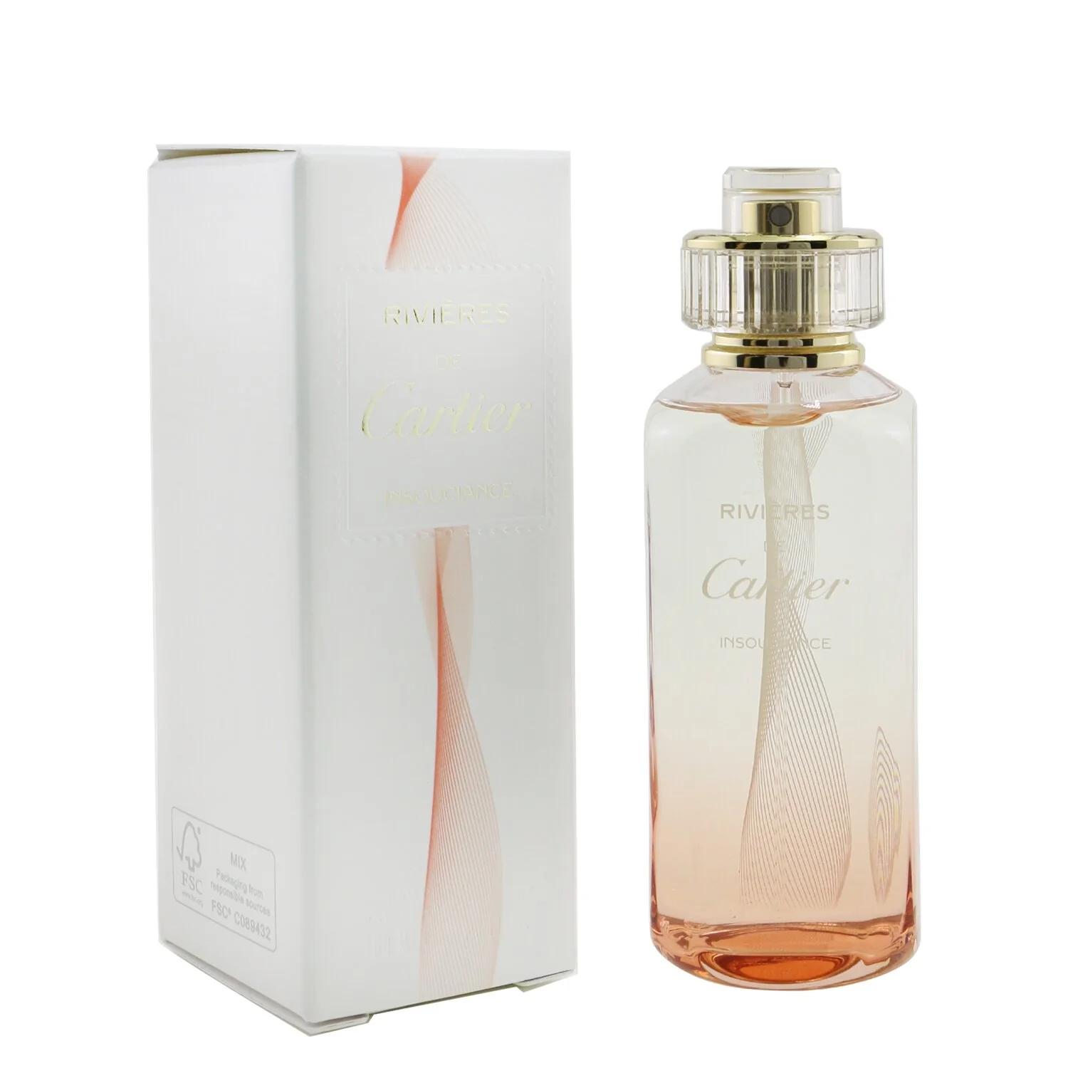 Cartier Rivieres Insouciance Eau De Toilette Spray  100ml/3.3oz - Olabens