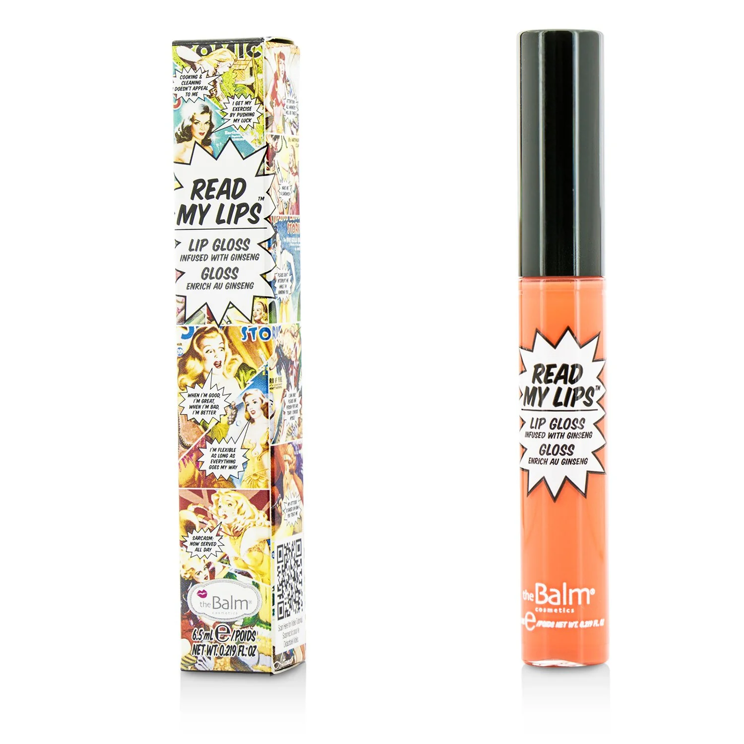 TheBalm Read My Lips (Lip Gloss Infused With Ginseng) - #Pow!  6.5ml/0.219oz - Olabens