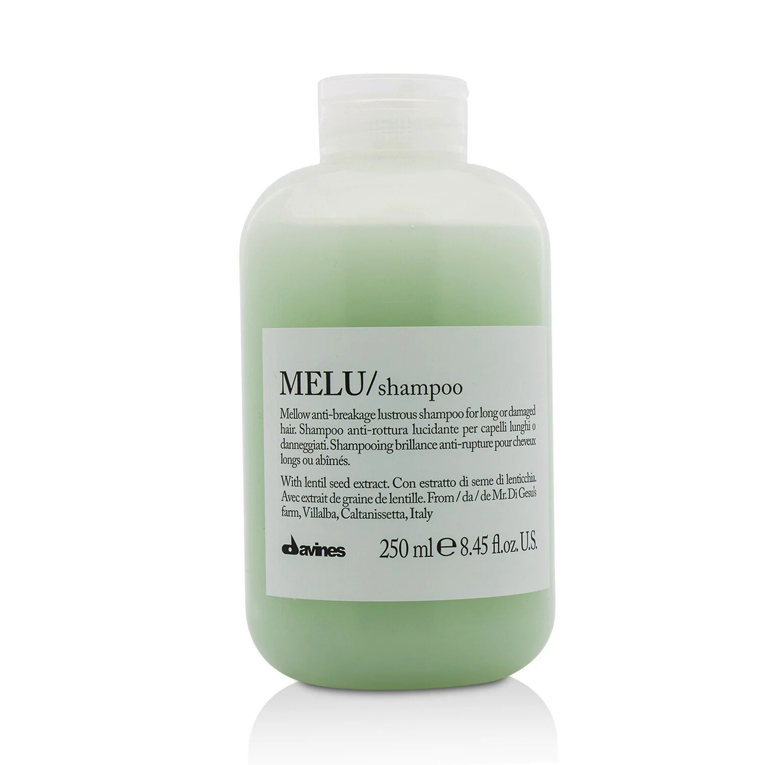 Davines Melu Shampoo Mellow Anti-Breakage Lustrous Shampoo (For Long or Damaged Hair)  250ml/8.45oz - Olabens