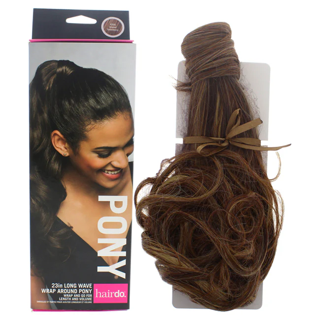 Wave Wrap Around Pony - R29S Glazed Strawberry by Hairdo for Women - 23 Inch Hair Extension - Olabens