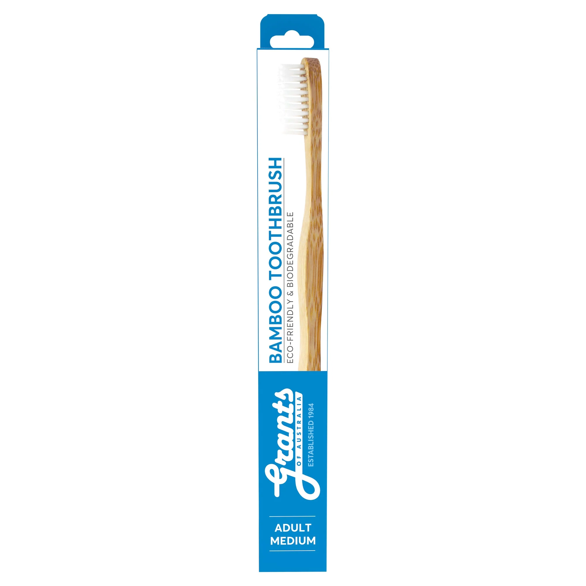 Grants Toothbrush Bamboo Adult Medium 1 Pack - Olabens