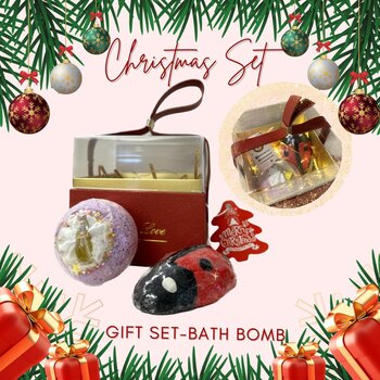 Chain Bridge Honey Farm Gift set-Bath Bomb  2 pcs - Olabens