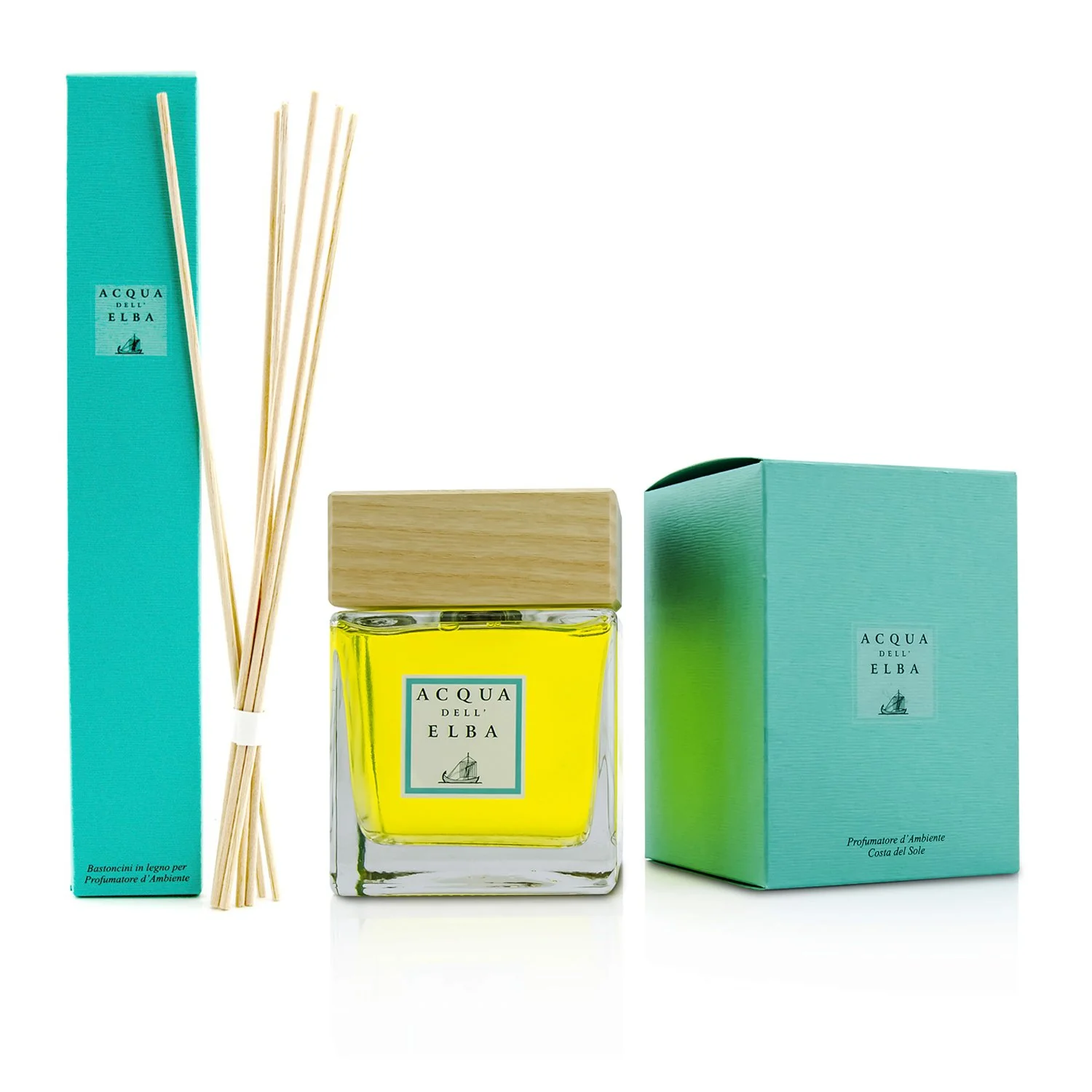 Acqua Dell'Elba Home Fragrance Diffuser - Costa Del Sole  500ml/17oz - Olabens