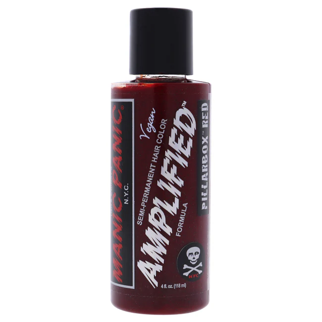 Manic Panic Amplified Hair Color - Pillarbox Red by Manic Panic for Unisex - 4 oz Hair Color - Olabens