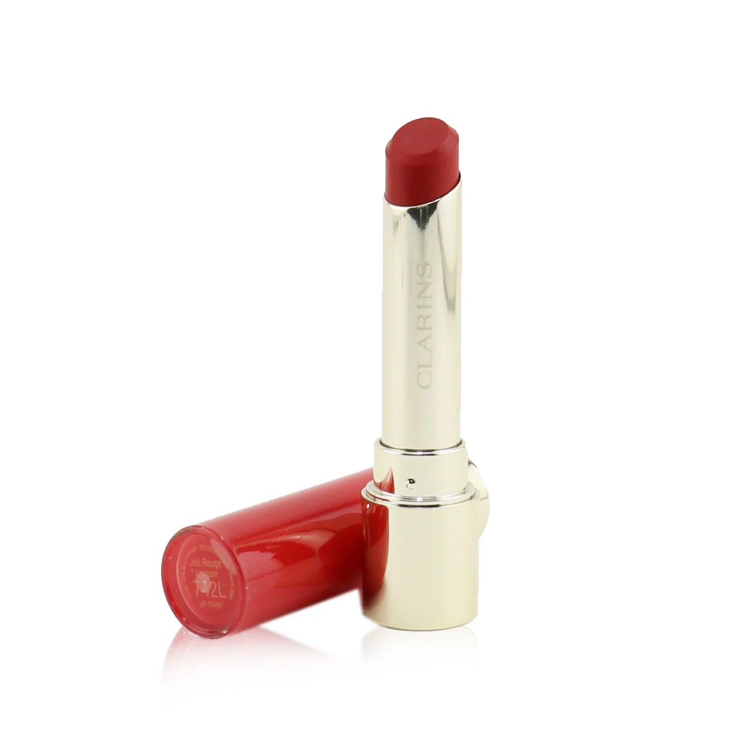 Clarins Joli Rouge Lacquer - # 742L Joli Rouge (Box Slightly Damaged)  3g/0.1oz - Olabens