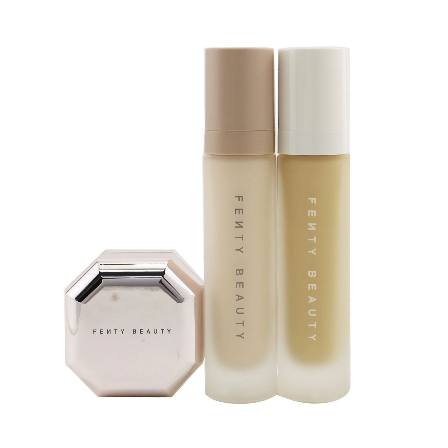 Fenty Beauty by Rihanna Pro Filt'R Soft Matte Complexion Kit: Foundation 32ml + Primer 32ml + Instant Retouch Setting Powder 7.8g - #120  3pcs - Olabens