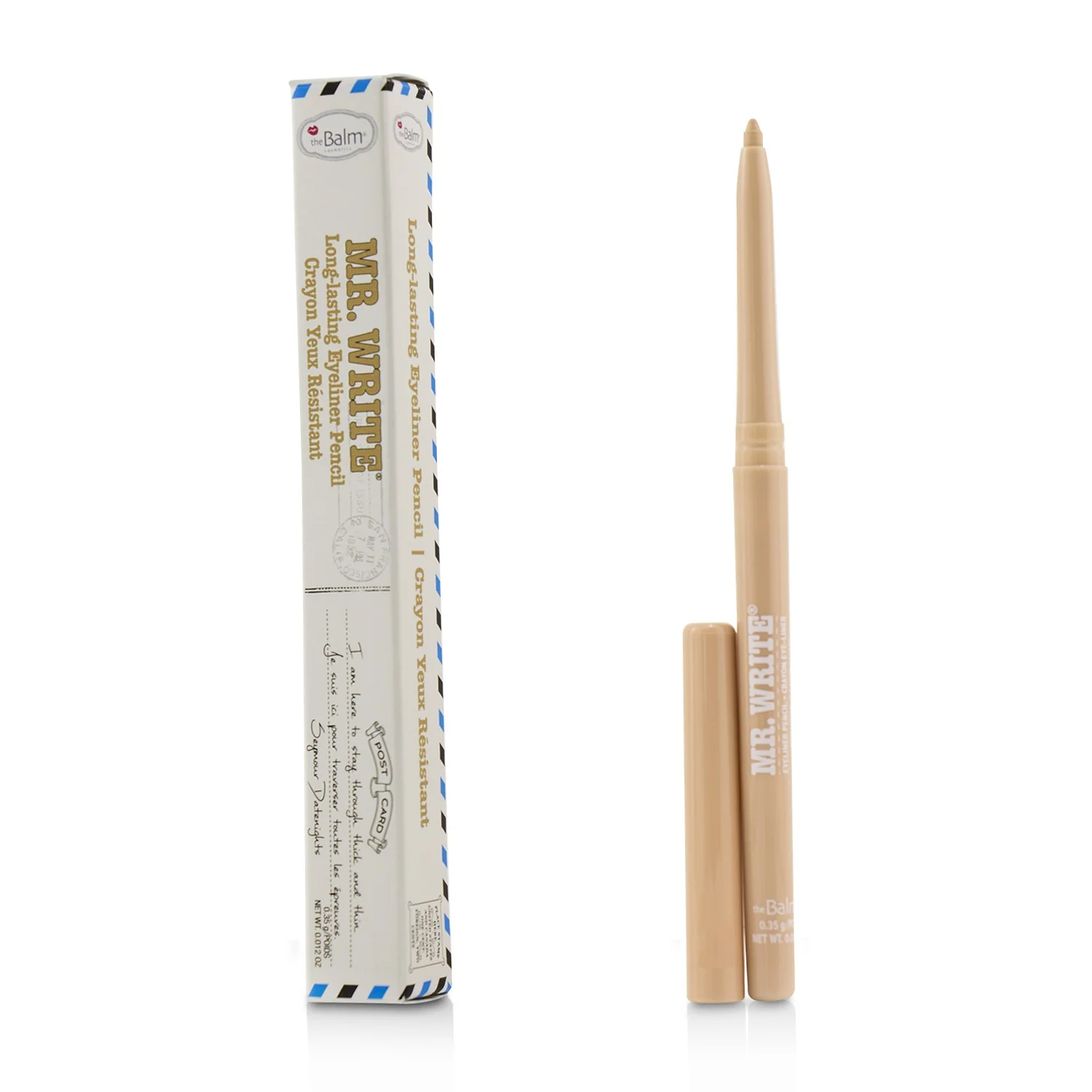 TheBalm Mr. Write Long Lasting Eyeliner Pencil - # Datenights (Nude)  0.35g/0.012oz - Olabens
