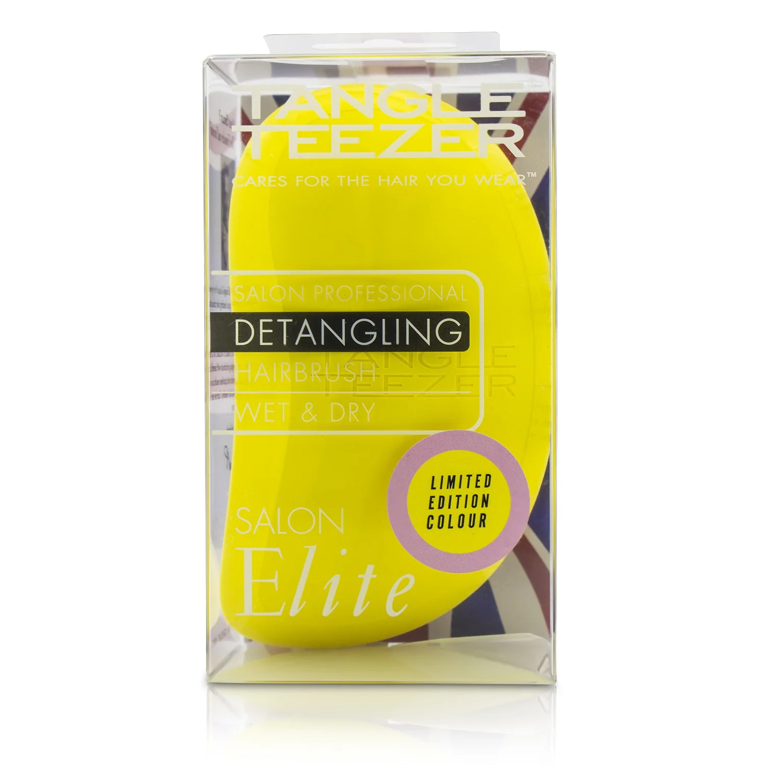 Tangle Teezer Salon Elite Professional Detangling Hair Brush - # Lemon Sherbet (For Wet & Dry Hair)  1pc - Olabens